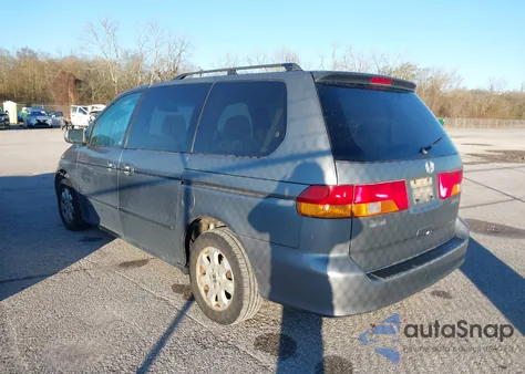 2002 Honda Odyssey Ex from USA, damaged, VIN 5FNRL18642B025873